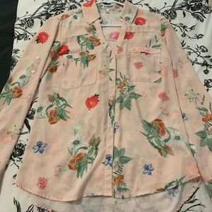 Women’s Express button up portofino shirt size medium